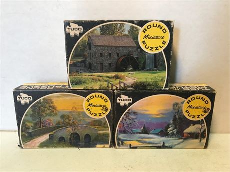 3 Round Puzzles