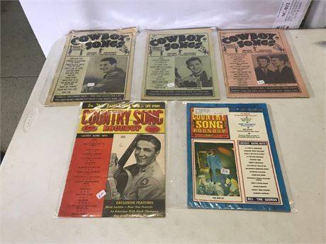 Stack of 5 Vintage Country Magazines