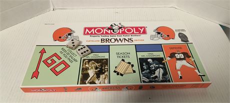 Cleveland Browns Edition Monopoly Board Game