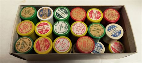 Lot Of Jars With Old Film Negatives