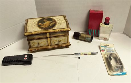 Jewelry Box & Maxx Perfume & Misc.