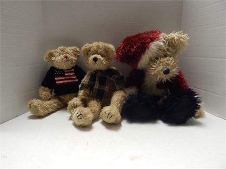 3 stuffed bears