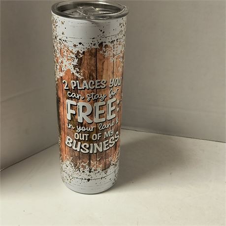 NEW Beverage Tumbler With Lid