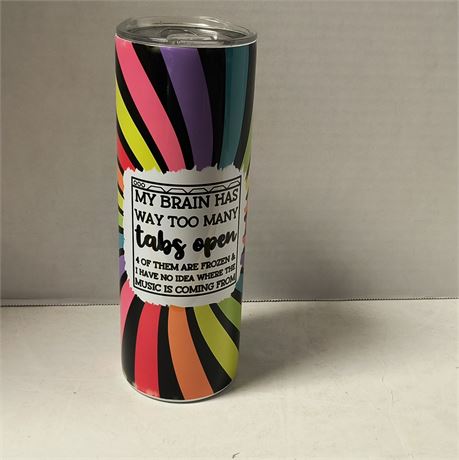 NEW Beverage Tumbler With Lid