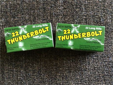 2 Boxes 22 Caliber Ammunition