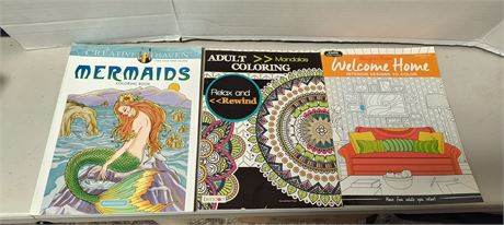 Lot Of Adult Coloring Books