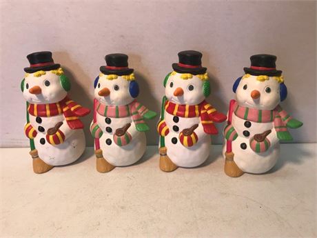 Home Made & Signed Snowmen
