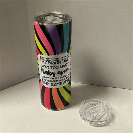 NEW Beverage Tumbler With Lid