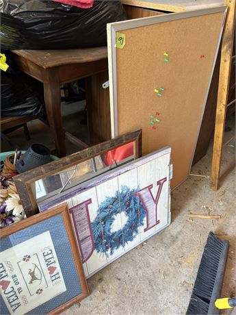 Cork Board and Wall Decor