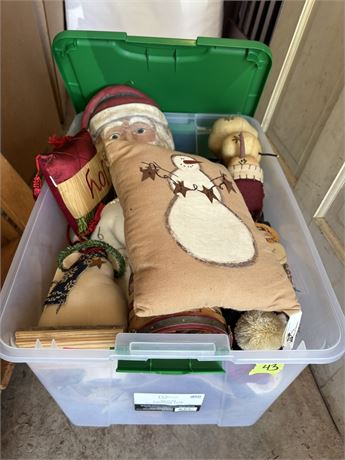 Holiday Decor, Santas, Bears, Snowmen