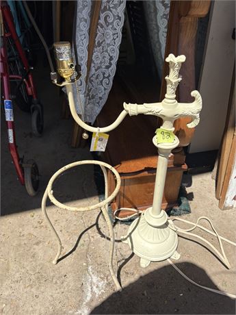 Lamp, and Metal Stand