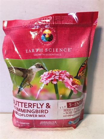 (RESALE) Earth Science Growth Essentials Butterfly & Hummingbird Wildflower Mix