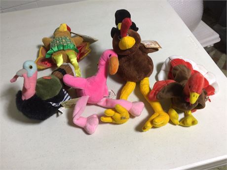 Beanie Baby Collection Of 5