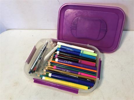 Colored Pencils, Markers & Misc.