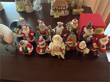 Santa Figurines