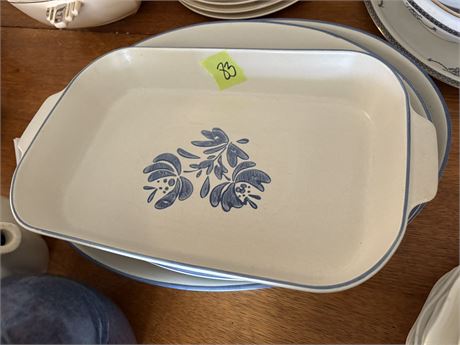 Pfaltzgraft Stoneware Serving Dishes and Pitchers
