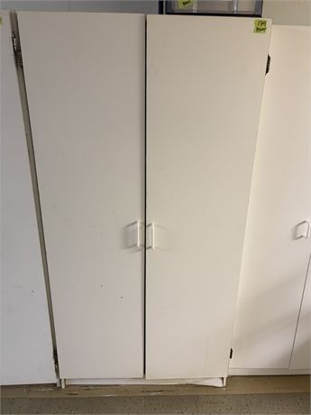 White Cabinet (In Basement)