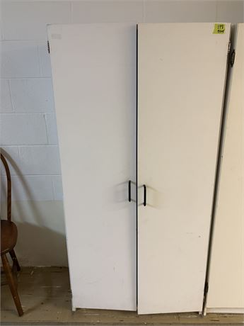 White Cabinet (In Basement)