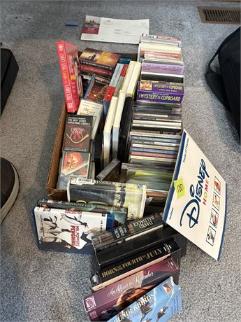 CDs and Cassettes, VHS