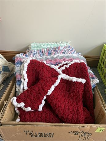Hand Knitted Blankets