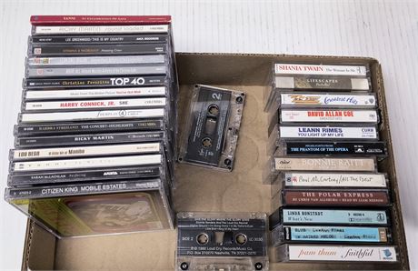 Lot Of CD's & Cassette Tapes
