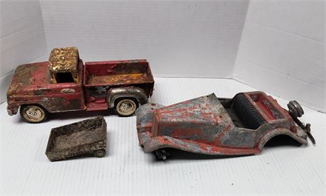 Model Toys Metal Car & Vintage Tonka Truck