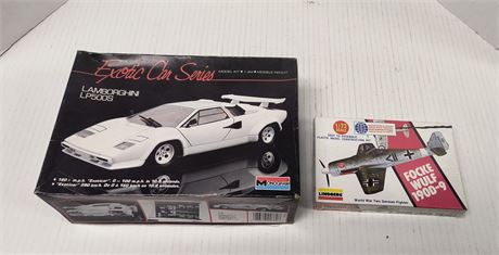Lamborghini & Focke Wulf 190D-9 Model Kits