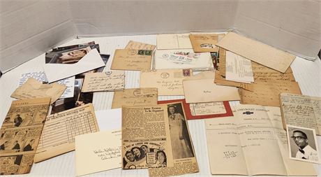 Lot Of Vintage Paperwork