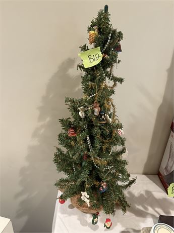 Miniature Tree and Ornaments
