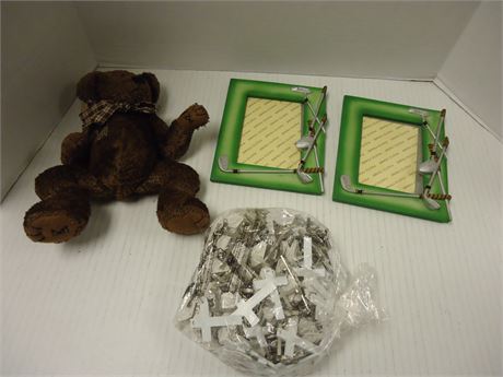 Picture Frames & Boyd Bear & Misc.