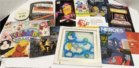 Vintage Care Bear Glass Tile Picture &  Children Books