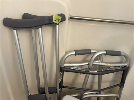 Crutches and Walker