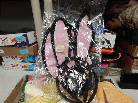 Lot Of Various Costume Ears & Hats