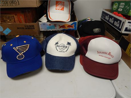 Lot Of Baseball Hats
