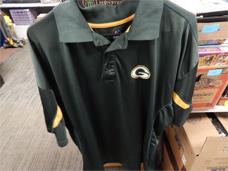 Greenbay Packers Polo Shirt. Size 3x
