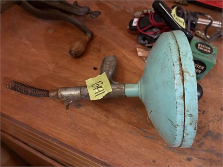 Vintage Plumbing Snake Tool