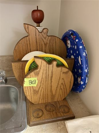 Napkin Plate Holder