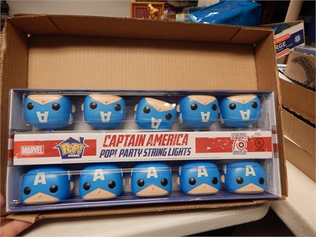 Captain America Pop! Party String Lights