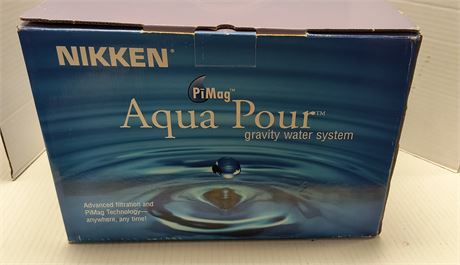 Nikken Aqua Pour Gravity Water System. Broken Plastic Ring