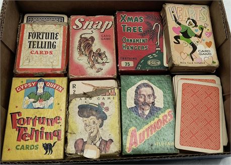 Vintage Card Games & Tarot Cards & Ornament Hangers