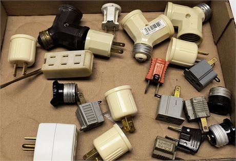 Lot Of Electrical Plugs