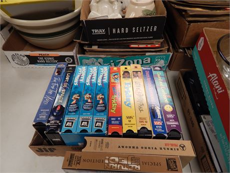 Lot Of VHS Tapes