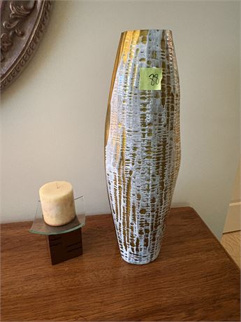Decorative Vase and Candle