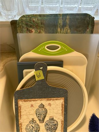 Pans, Trays, Cutting Boards