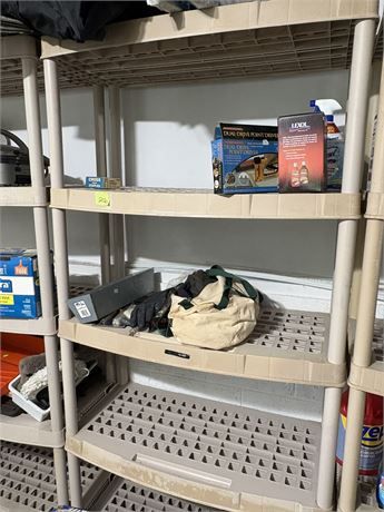 Plastic Shelf and Lot