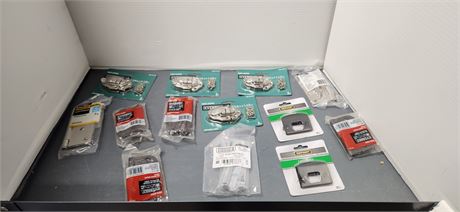 Flat Of Various Hinges & More