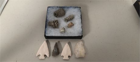 Arrowheads and Musket balls