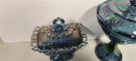 Flat Of Indiana Carnival Glass