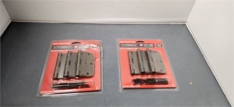 3 Pack Everbilt 1/2 in. Hinge Project Packs. Security Locking Feature
