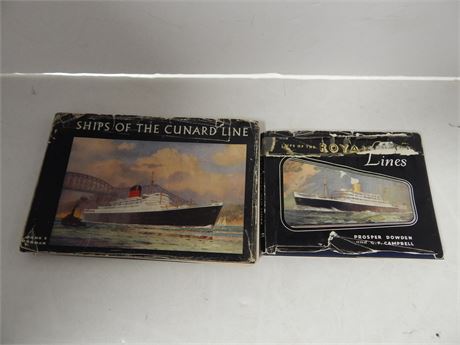 Vintage Collectable Ship Information Cards